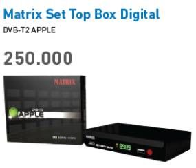 Promo Harga MATRIX Set Top Box DVB T2 Apple  - Electronic City
