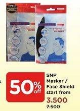 Promo Harga SNP Masker / Face Shield  - Watsons