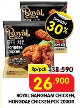 Promo Harga Belfoods Royal Ayam Goreng Ala Korea Gangnam Chicken, Hongdae Chicken 200 gr - Superindo