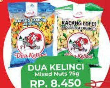 Promo Harga DUA KELINCI Kacang Mix Nut 75 gr - Yogya