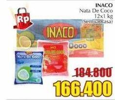 Promo Harga INACO Nata De Coco All Variants 12 pcs - Giant