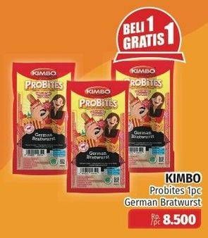 Promo Harga KIMBO Probites Original German Bratwurst 1 pcs - Lotte Grosir
