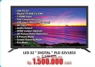 Promo Harga Polytron PLD 32V1853 Digital LED TV  - Hari Hari