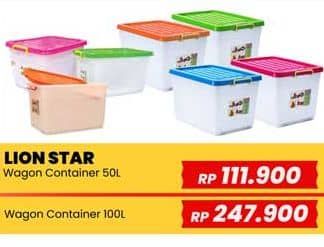 Promo Harga Lion Star Wagon Container 50L 50000 ml - Yogya