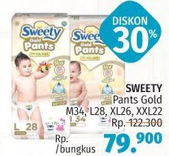 Promo Harga Sweety Gold Pants M34, L28, XL26, XXL22  - LotteMart