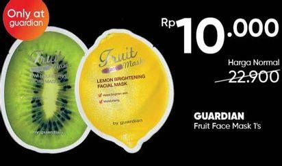 Promo Harga GUARDIAN Fruit Mask Kiwi, Lemon  - Guardian