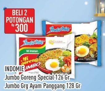 Promo Harga Indomie Mi Goreng Jumbo Spesial, Ayam Panggang 127 gr - Hypermart