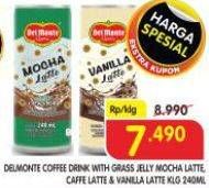 Promo Harga Del Monte Latte Mocha Latte, Caffe Latte, Vanilla Latte 240 ml - Superindo