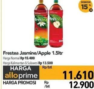 Promo Harga Frestea Minuman Teh Original, Apple 1500 ml - Carrefour