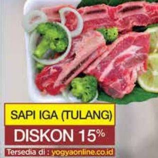 Promo Harga Iga Sapi per 100 gr - Yogya