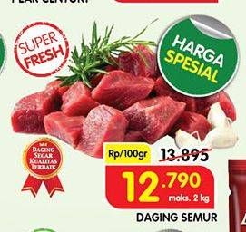 Promo Harga Daging Semur per 100 gr - Superindo