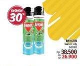 Promo Harga BAYGON Insektisida Spray Water Lily Rose 600 ml - LotteMart