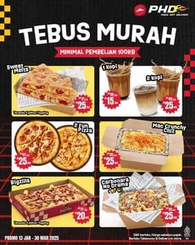 Promo Harga Tebus Murah  - Pizza Hut