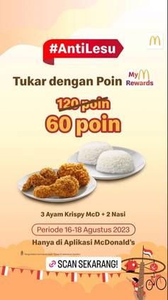 Promo Harga Anti Lesu Tukar dengan Poin  - McD