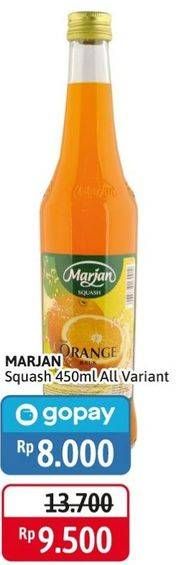 Promo Harga MARJAN Syrup Squash All Variants 450 ml - Alfamidi