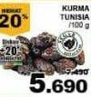 Promo Harga Kurma Tunisia per 100 gr - Giant