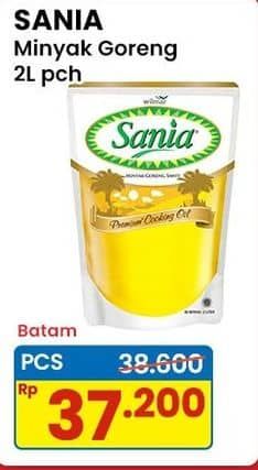 Promo Harga Sania Minyak Goreng 2000 ml - Indomaret
