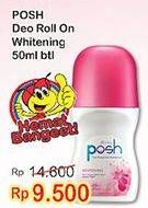 Promo Harga POSH Deo Roll On Whitening 50 ml - Indomaret