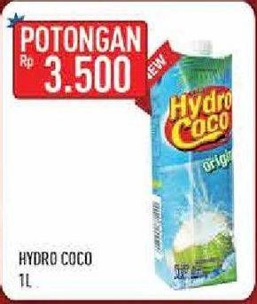 Promo Harga HYDRO COCO Minuman Kelapa Original 1 ltr - Hypermart