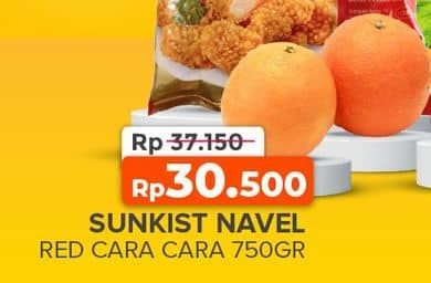 Promo Harga Jeruk Sunkist Cara-Cara  Navel Red per 750 gr - Yogya