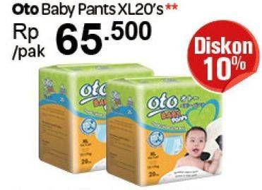 Promo Harga OTO Baby Pants XL20  - Carrefour