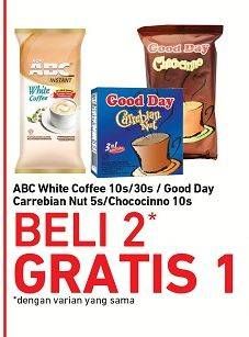 Promo Harga ABC White Coffee / Good Day Caribbean / Good Day Chococinno  - Carrefour