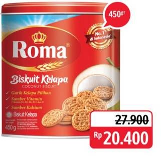 Promo Harga ROMA Biskuit Kelapa 450 gr - Alfamidi