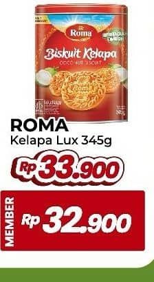 Promo Harga Roma Biskuit Kelapa 345 gr - Yogya