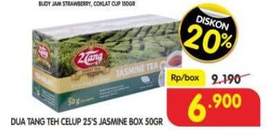 Promo Harga 2tang Teh Celup Jasmine Tea per 25 pcs 2 gr - Superindo