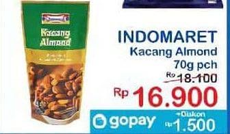 Promo Harga Indomaret Kacang Almond 70 gr - Indomaret