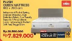 Promo Harga Zees Plush Queen Mattress 160 X 200 Cm  - COURTS
