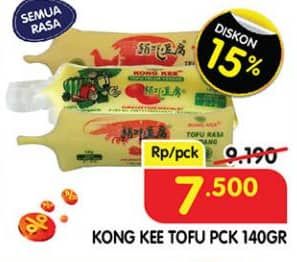 Promo Harga Kong Kee Tofu All Variants 140 gr - Superindo