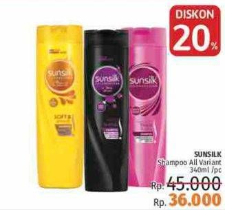 Promo Harga SUNSILK Shampoo All Variants 340 ml - LotteMart