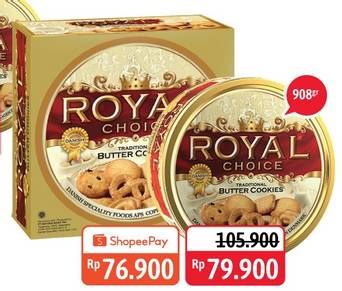 Promo Harga DANISH Royal Choice Butter Cookies 960 gr - Alfamidi