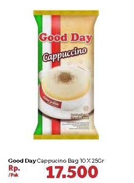 Promo Harga Good Day Cappuccino per 30 sachet 25 gr - Carrefour