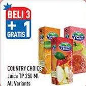 Promo Harga COUNTRY CHOICE Jus Buah All Variants 250 ml - Hypermart