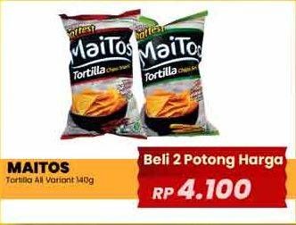 Promo Harga Mr Hottest Maitos Tortilla Chips All Variants 140 gr - Yogya