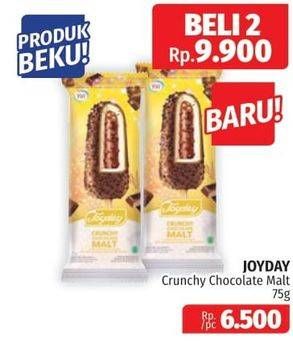 Promo Harga JOYDAY Ice Cream Crunchy Chocolate Malt 75 gr - Lotte Grosir