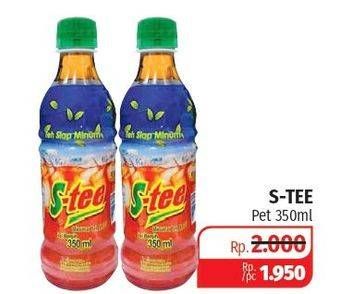 Promo Harga S TEE Minuman Teh Melati 350 ml - Lotte Grosir