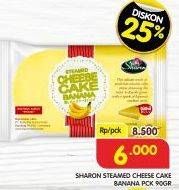 Promo Harga SHARON Steamed Cheese Cake Banana 80 gr - Superindo