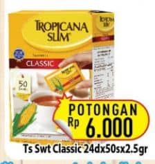 Promo Harga Tropicana Slim Sweetener Classic 50 pcs - Hypermart