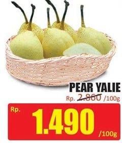 Promo Harga Pear Ya Lie per 100 gr - Hari Hari