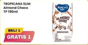 Promo Harga Tropicana Slim Almond Drink Chocolicious 190 ml - Alfamart