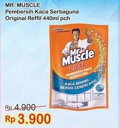 Promo Harga MR MUSCLE Pembersih Kaca Original 440 ml - Indomaret