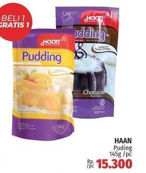 Promo Harga Haan Pudding Mango, Chocolate 145 gr - LotteMart
