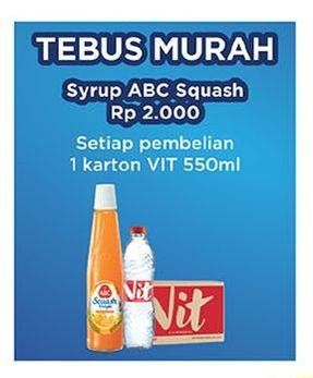 Promo Harga ABC Syrup Squash Delight  - Superindo