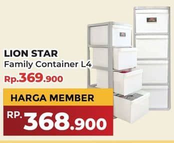 Promo Harga Lion Star Family Container L4  - Yogya