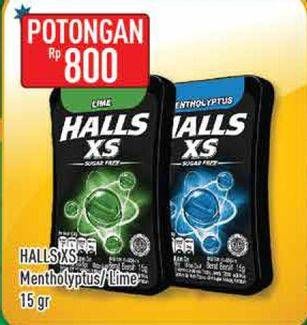 Promo Harga HALLS Candy Mint Mentholyptus, Lime 15 gr - Hypermart
