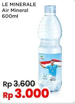 Promo Harga Le Minerale Air Mineral 600 ml - Indomaret