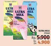 Promo Harga ULTRA MILK Susu UHT 250 ml - LotteMart